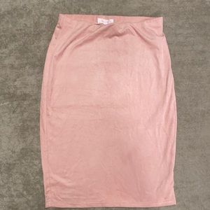 Pencil skirt pink